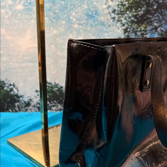 Louis Vuitton Black Vernis Lead PM handbag VGC - Picture 7 of 15